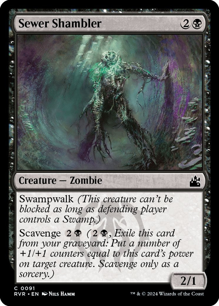Image for Sewer Shambler (91) (RVR) - Magic: The Gathering