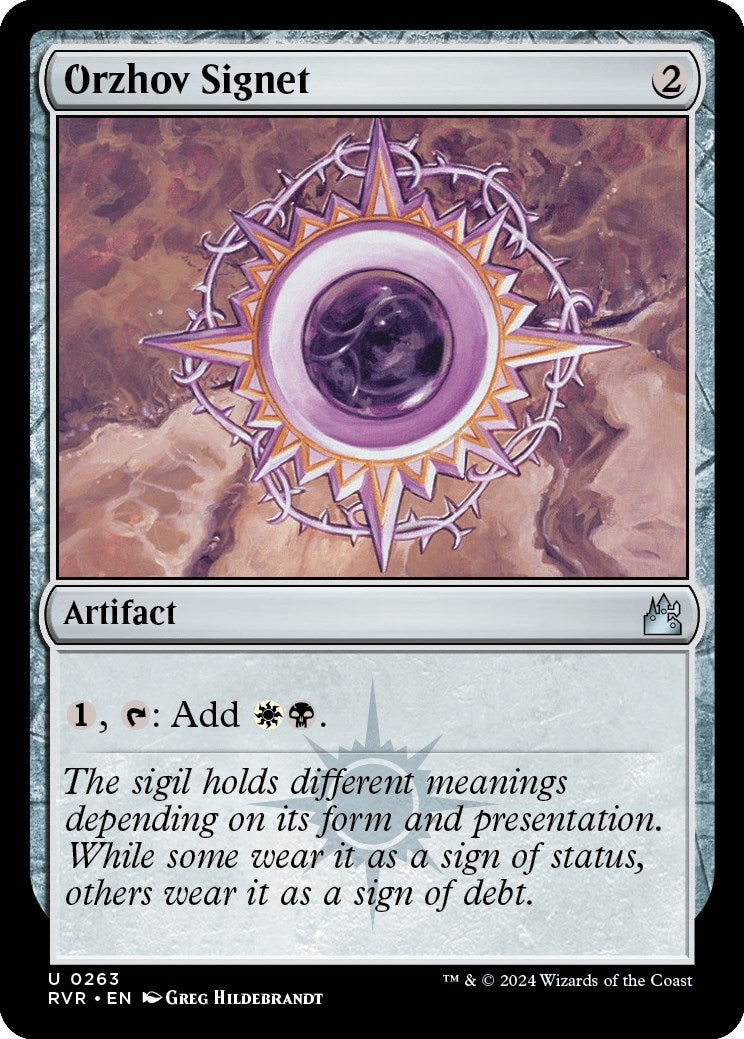 Image for Orzhov Signet (263) (RVR) - Magic: The Gathering