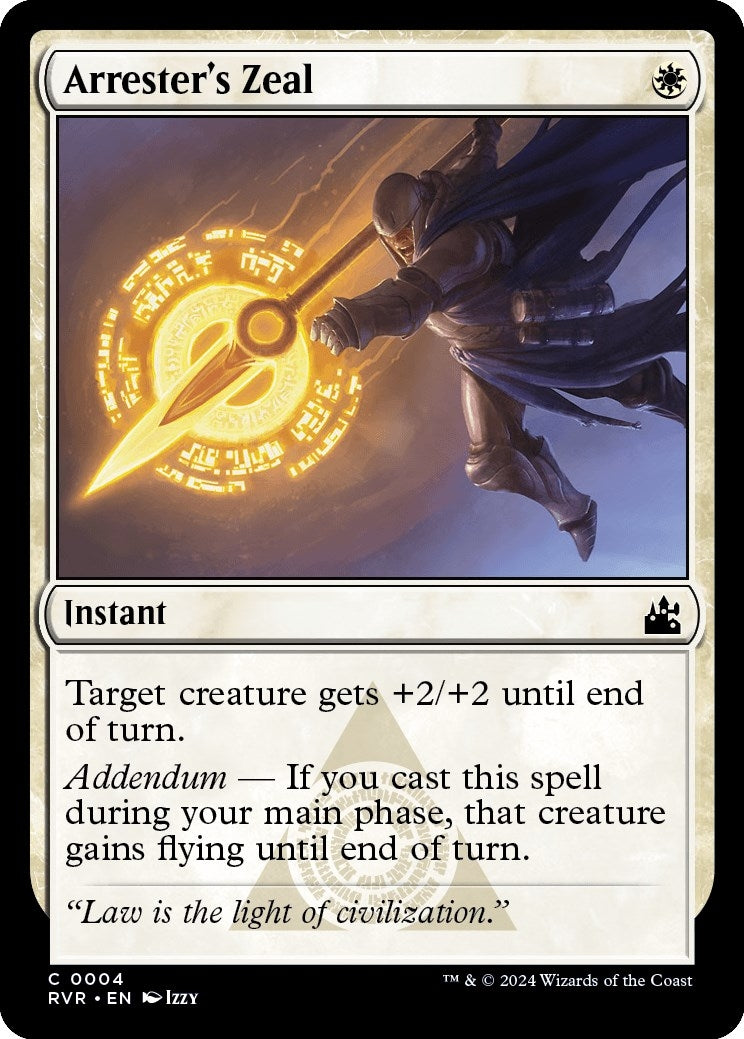Image for Arrester's Zeal (4) (RVR) - Magic: The Gathering