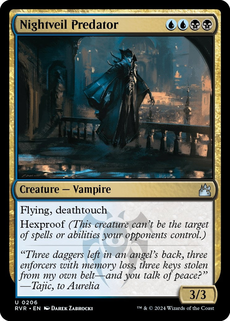 Image for Nightveil Predator (206) (RVR) - Magic: The Gathering