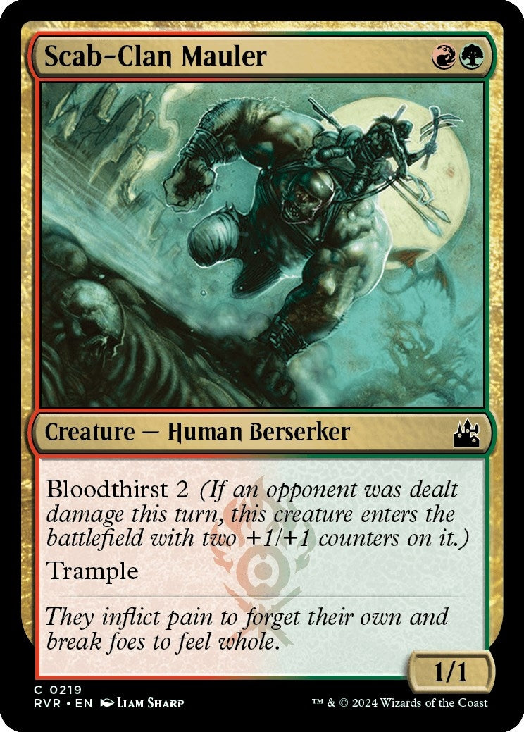 Image for Scab-Clan Mauler (219) (RVR) - Magic: The Gathering