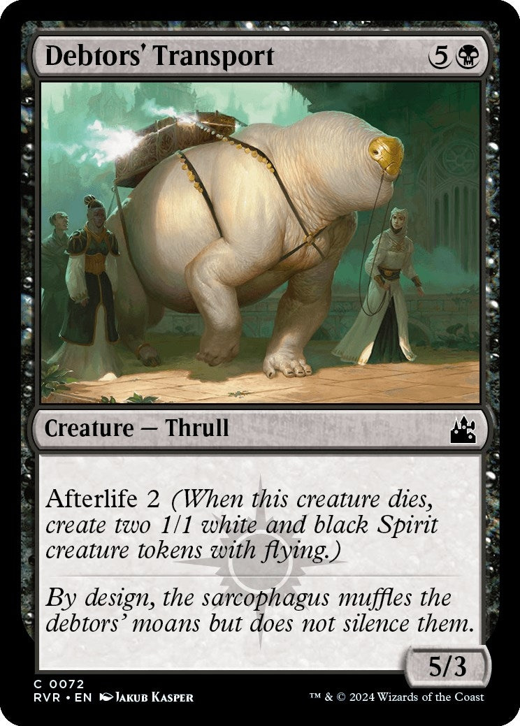 Image for Debtors' Transport (72) (RVR) - Magic: The Gathering