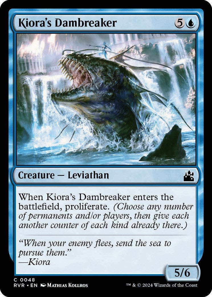 Image for Kiora's Dambreaker (48) (RVR) - Magic: The Gathering