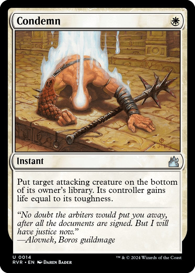 Image for Condemn (14) (RVR) - Magic: The Gathering