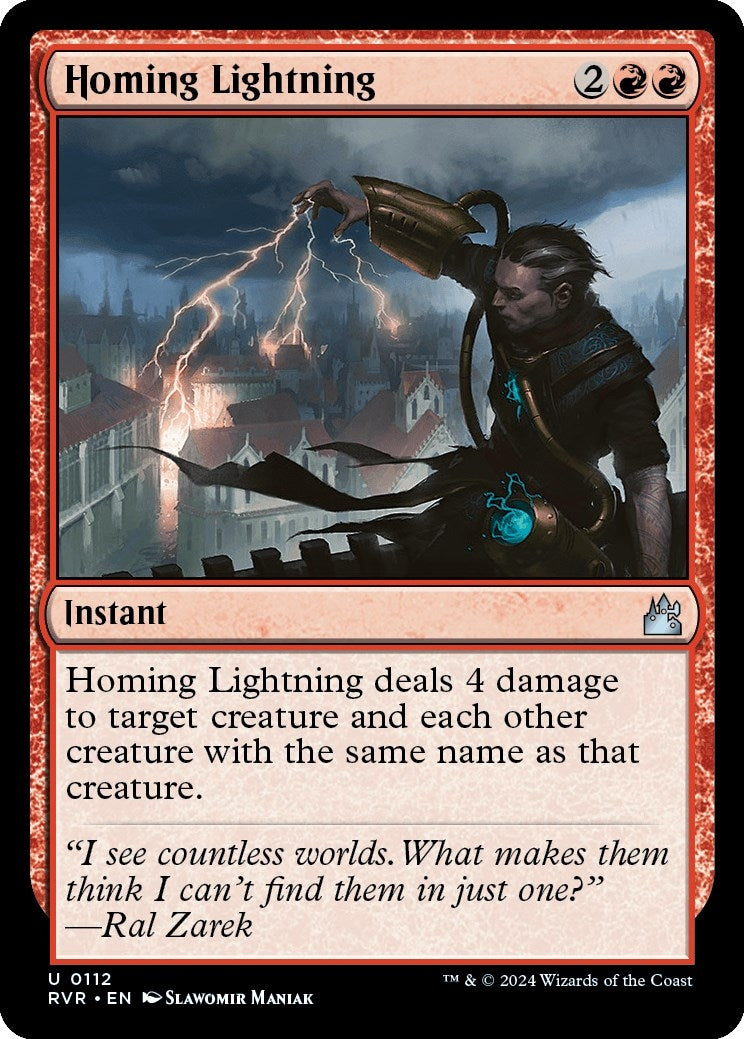 Image for Homing Lightning (112) (RVR) - Magic: The Gathering