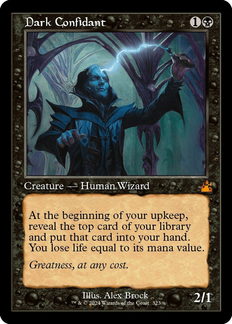 Image for Dark Confidant (Retro Frame) (323) (RVR) - Magic: The Gathering