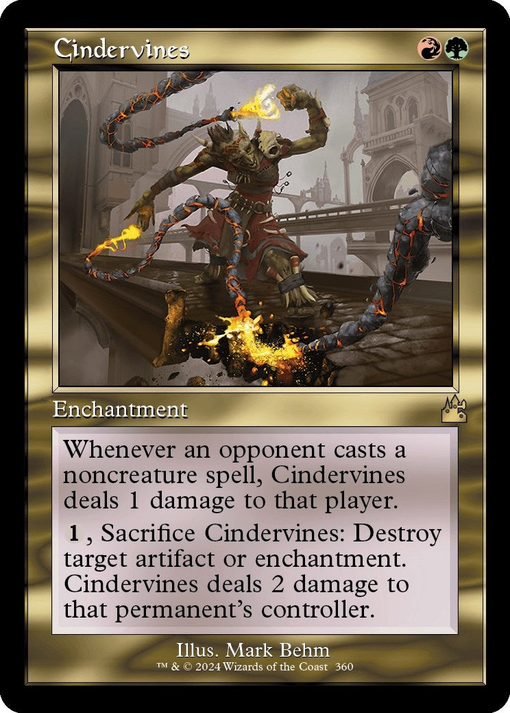 Image for Cindervines (Retro Frame) (360) (RVR) - Magic: The Gathering