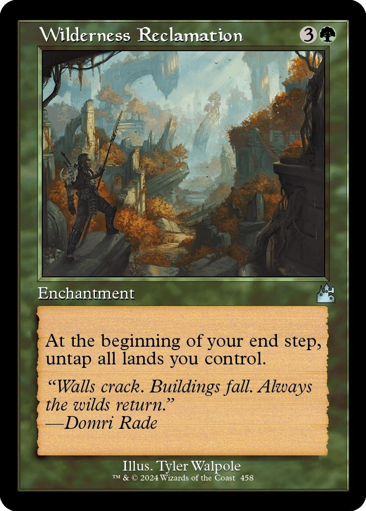 Image for Wilderness Reclamation (Retro Frame) (458) (RVR) - Magic: The Gathering