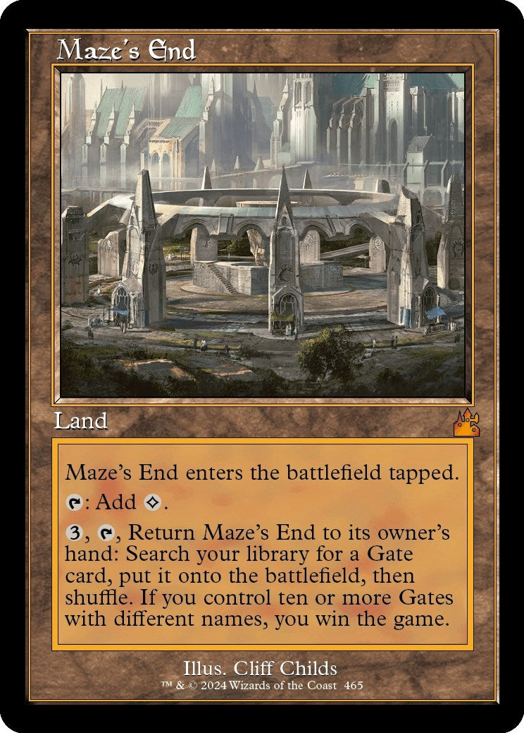 Image for Maze's End (Retro Frame) (465) (RVR) - Magic: The Gathering