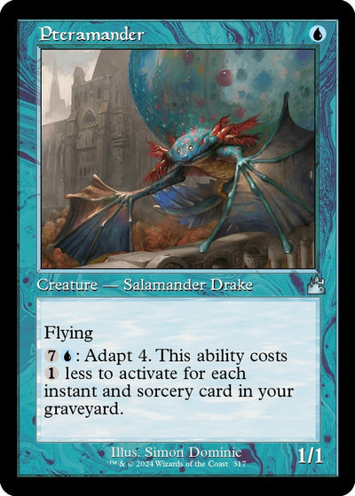 Pteramander (Retro Frame) (317) (RVR)