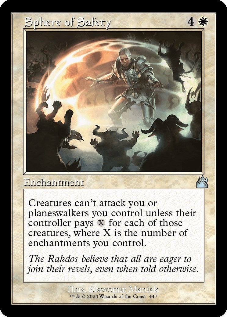 Image for Sphere of Safety (Retro Frame) (447) (RVR) - Magic: The Gathering