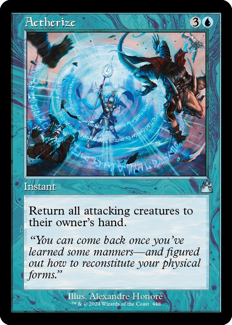 Image for Aetherize (Retro Frame) (448) (RVR) - Magic: The Gathering