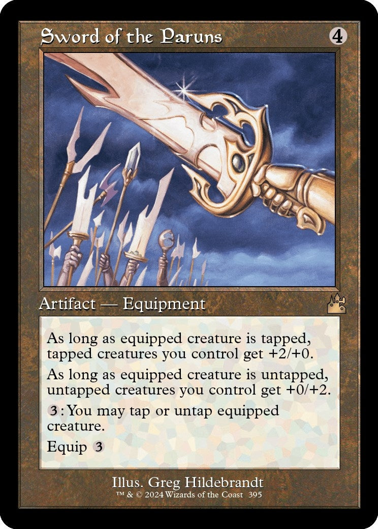 Image for Sword of the Paruns (Retro Frame) (395) (RVR) - Magic: The Gathering