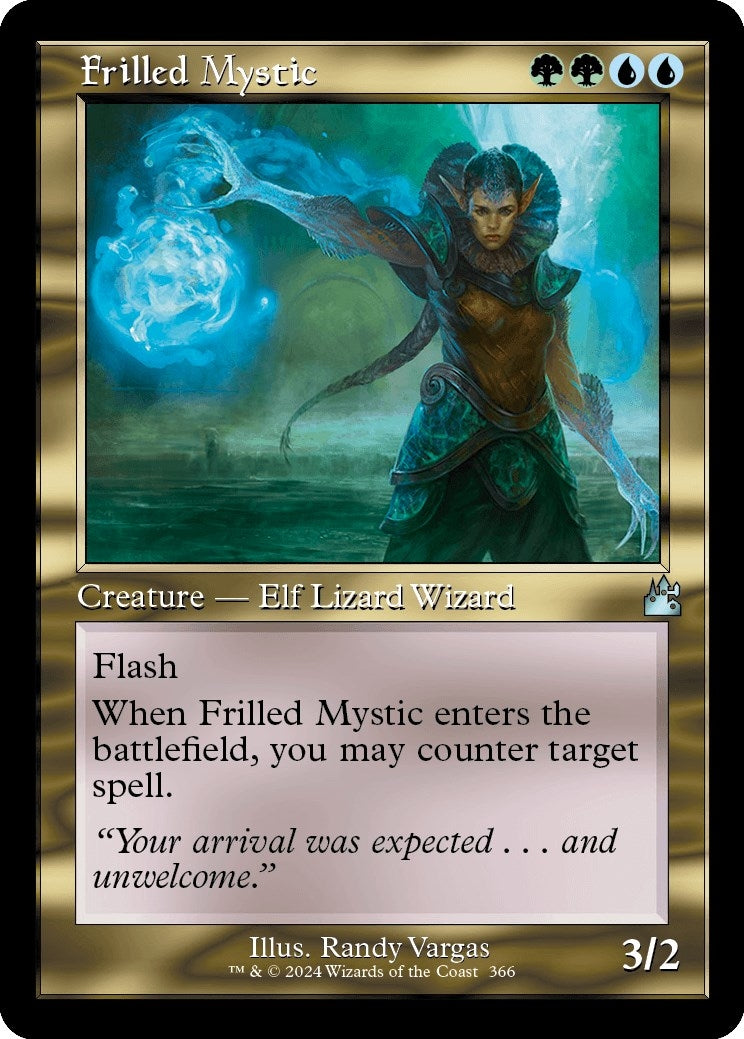 Image for Frilled Mystic (Retro Frame) (366) (RVR) - Magic: The Gathering
