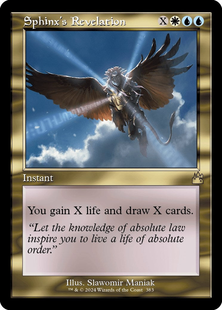 Image for Sphinx's Revelation (Retro Frame) (383) (RVR) - Magic: The Gathering