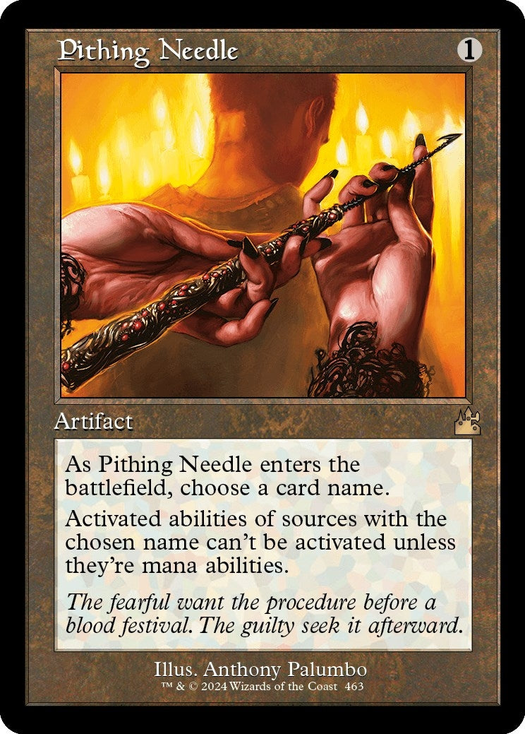 Image for Pithing Needle (Retro Frame) (463) (RVR) - Magic: The Gathering