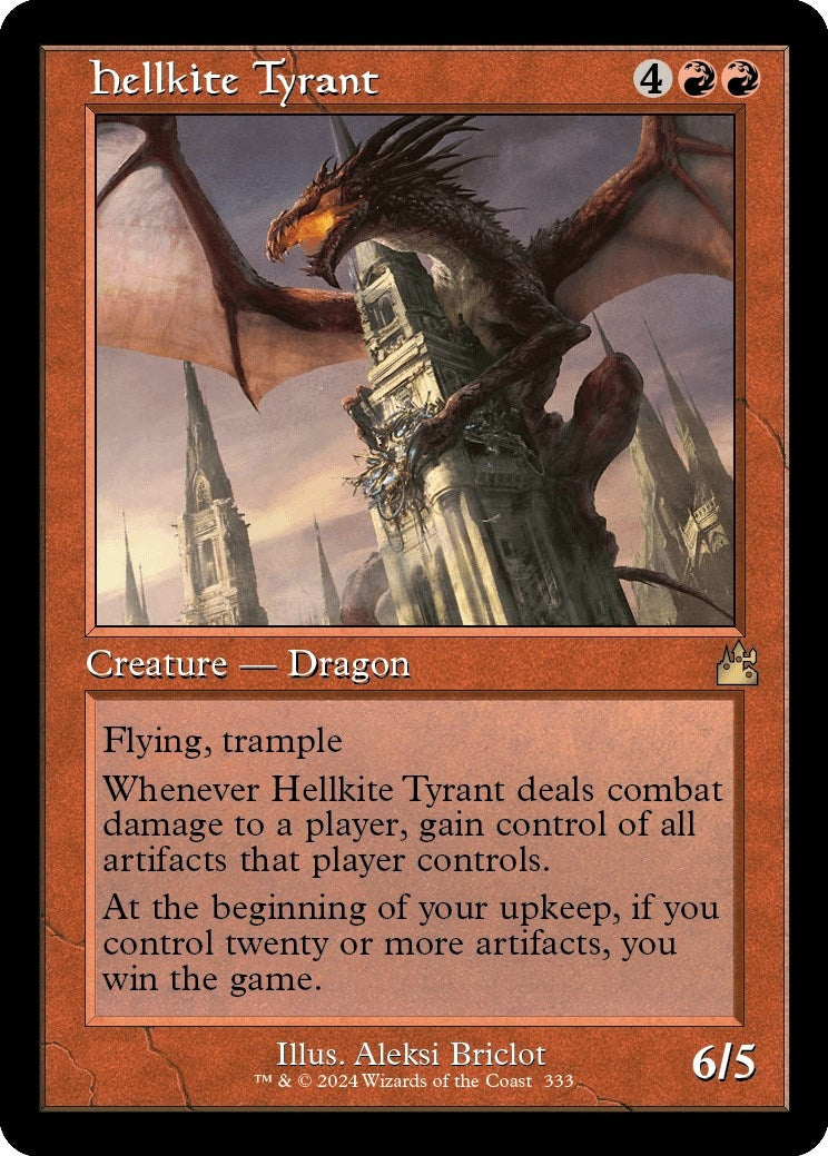 Image for Hellkite Tyrant (Retro Frame) (333) (RVR) - Magic: The Gathering