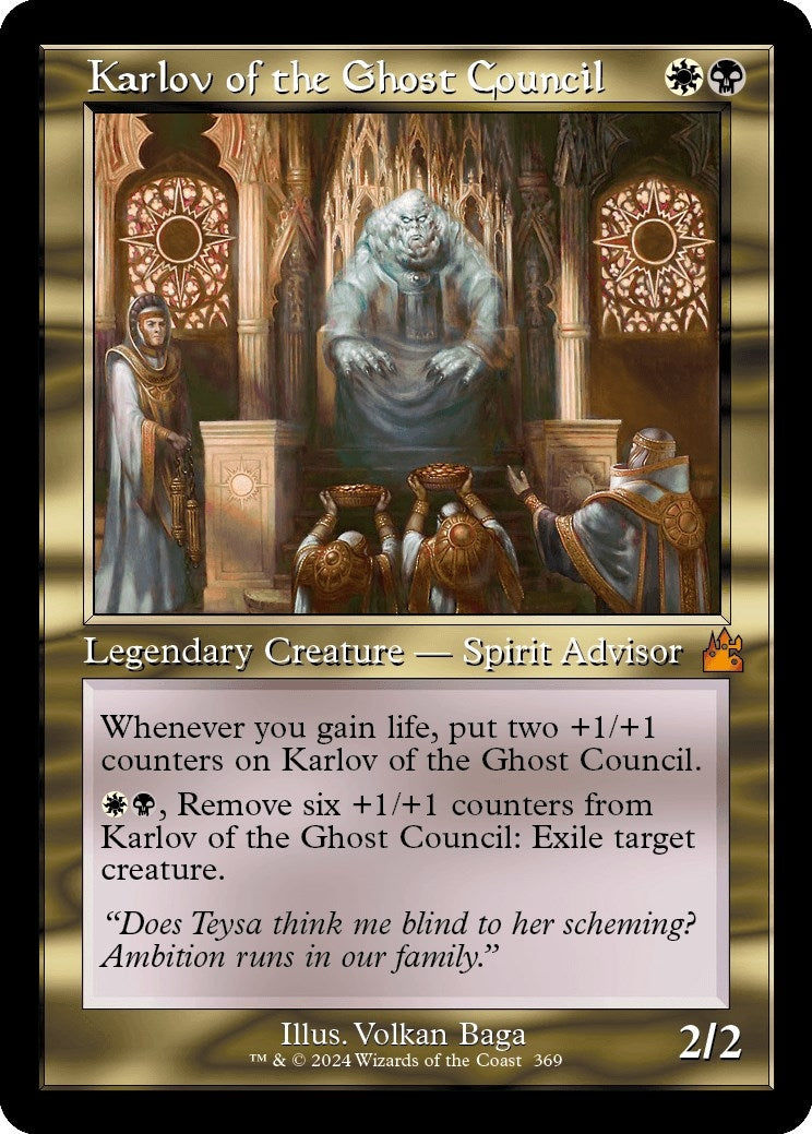 Image for Karlov of the Ghost Council (Retro Frame) (369) (RVR) - Magic: The Gathering