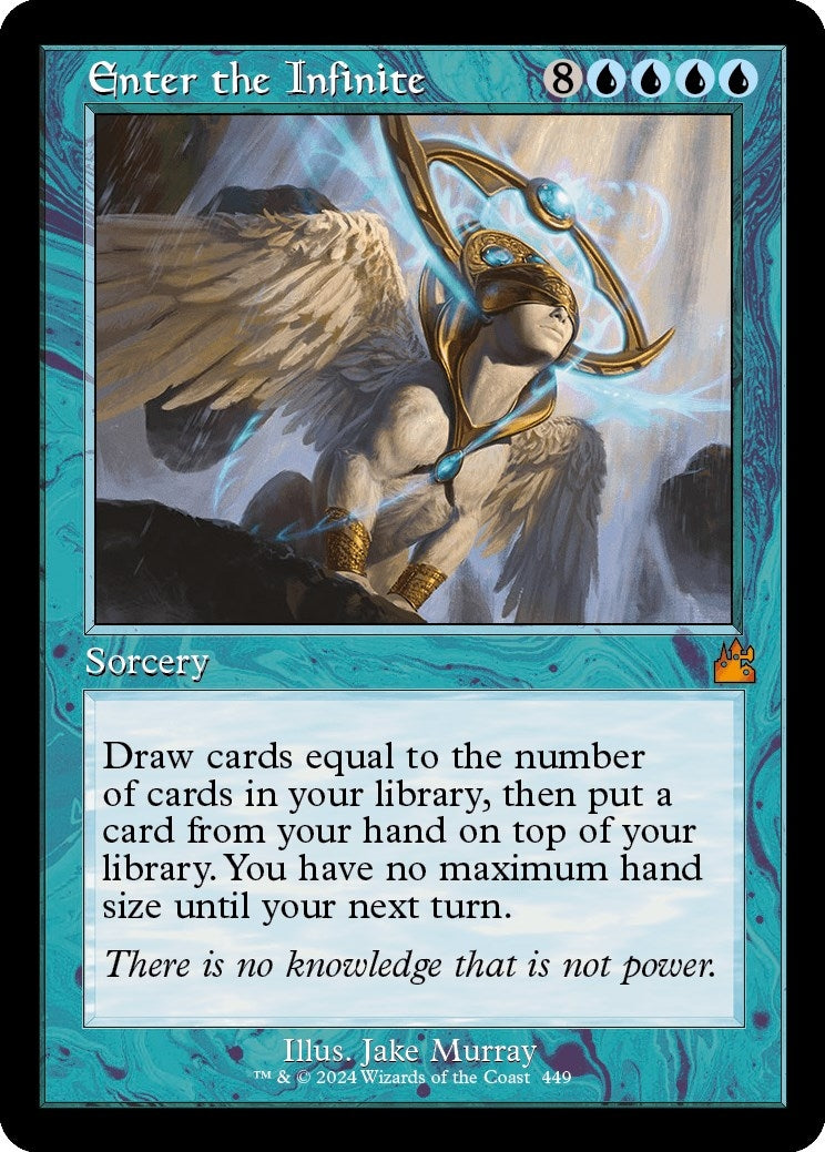 Image for Enter the Infinite (Retro Frame) (449) (RVR) - Magic: The Gathering