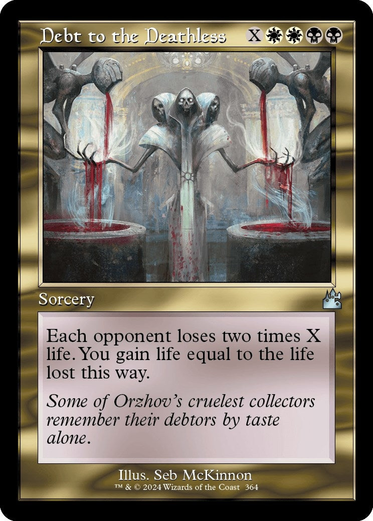 Image for Debt to the Deathless (Retro Frame) (364) (RVR) - Magic: The Gathering