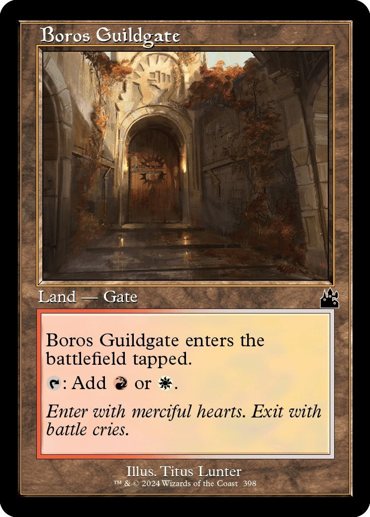 Image for Boros Guildgate (Retro Frame) (398) (RVR) - Magic: The Gathering