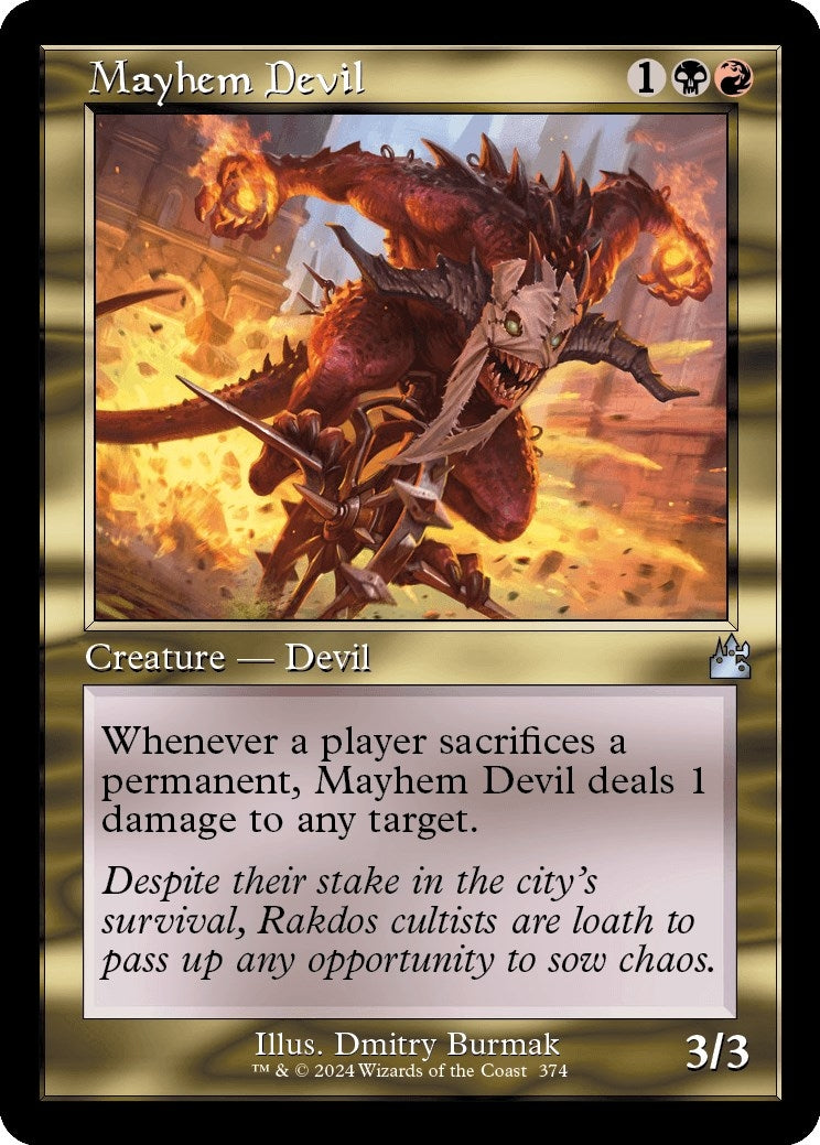 Image for Mayhem Devil (Retro Frame) (374) (RVR) - Magic: The Gathering