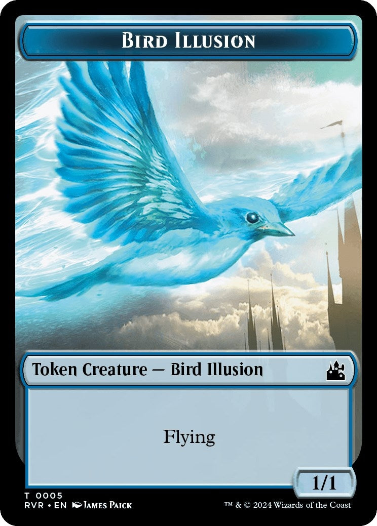 Image for Bird Illusion Token (5) (RVR) - Magic: The Gathering