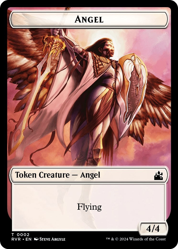 Image for Angel Token (0002) (2) (RVR) - Magic: The Gathering