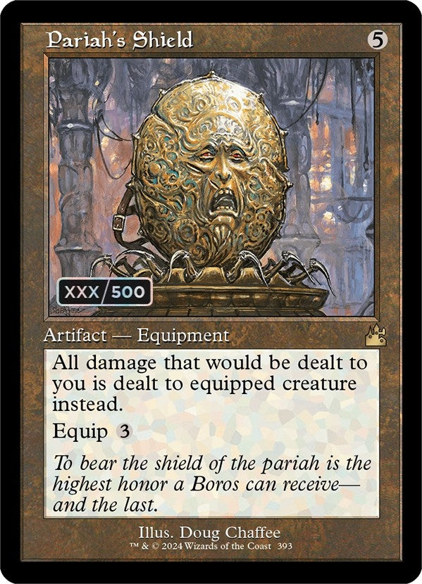 Image for Pariah's Shield (Retro Frame) (Serial Numbered) (393) (RVR) - Magic: The Gathering