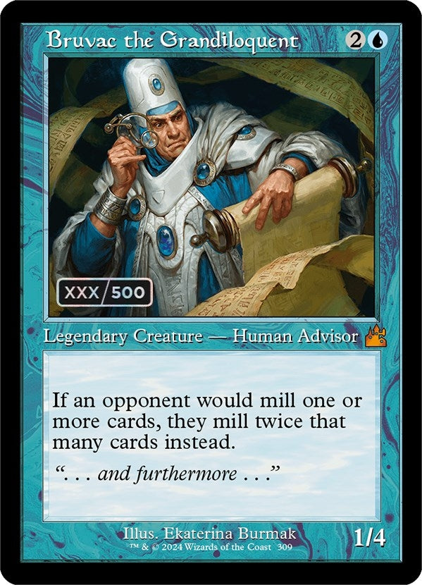 Image for Bruvac the Grandiloquent (Retro Frame) (Serial Numbered) (309) (RVR) - Magic: The Gathering
