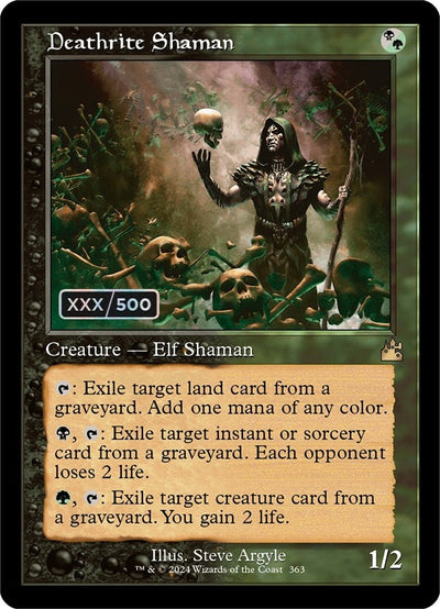 Deathrite Shaman (Retro Frame) (Serial Numbered) (363) (RVR)