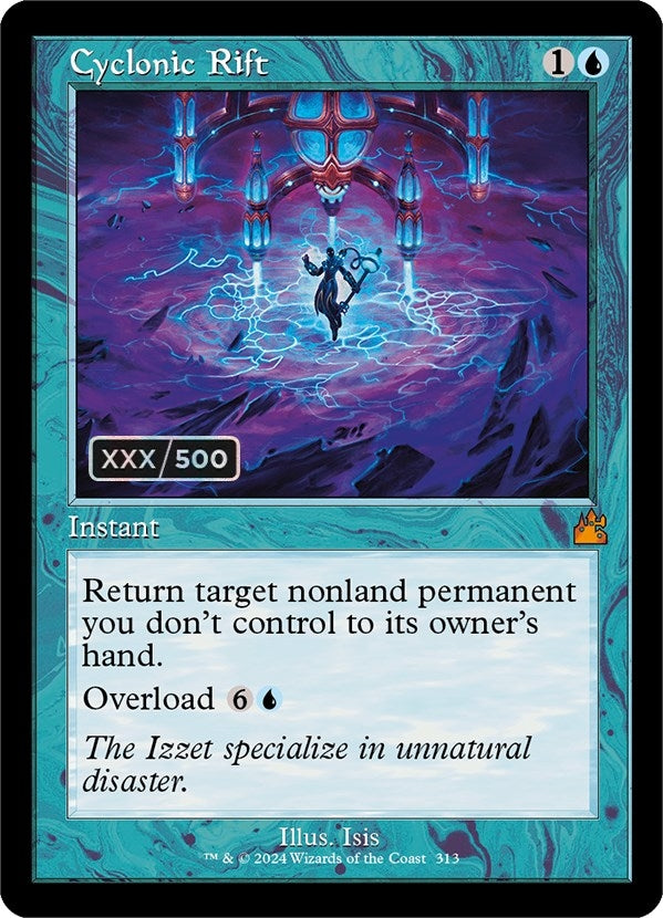 Image for Cyclonic Rift (Retro Frame) (Serial Numbered) (313) (RVR) - Magic: The Gathering