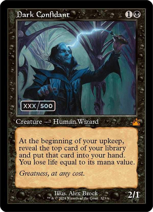 Image for Dark Confidant (Retro Frame) (Serial Numbered) (323) (RVR) - Magic: The Gathering