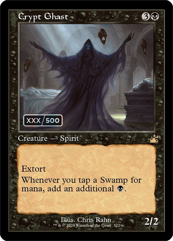 Image for Crypt Ghast (Retro Frame) (Serial Numbered) (322) (RVR) - Magic: The Gathering