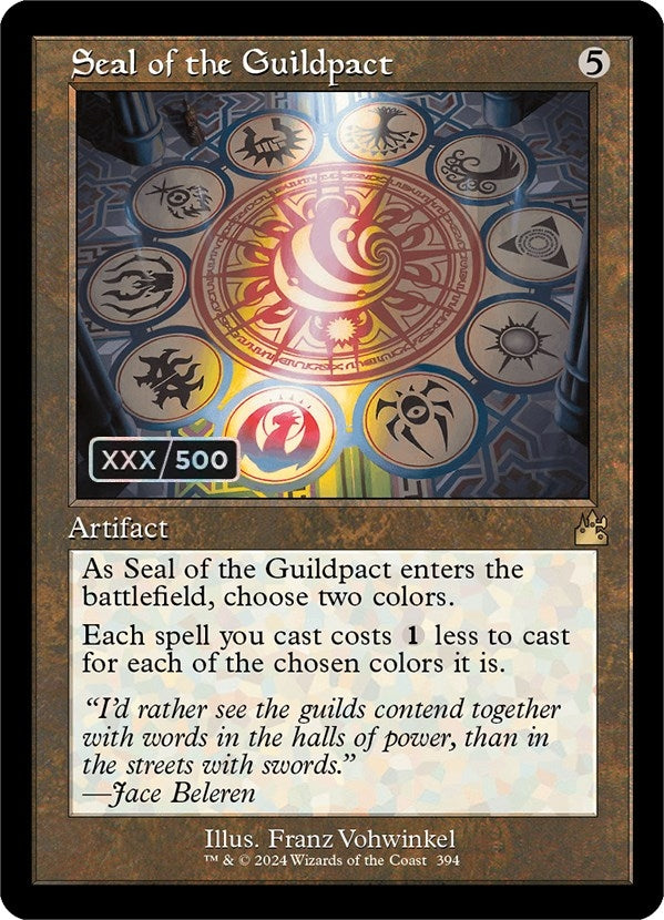 Image for Seal of the Guildpact (Retro Frame) (Serial Numbered) (394) (RVR) - Magic: The Gathering