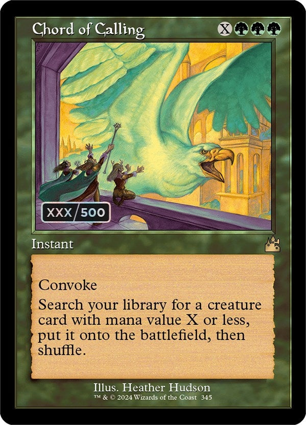 Image for Chord of Calling (Retro Frame) (Serial Numbered) (345) (RVR) - Magic: The Gathering