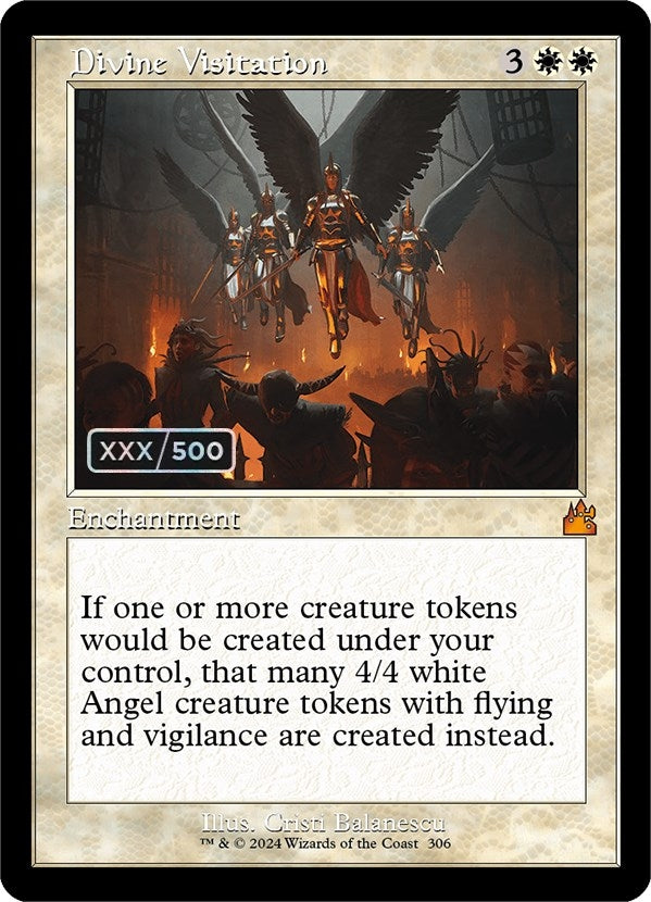 Image for Divine Visitation (Retro Frame) (Serial Numbered) (306) (RVR) - Magic: The Gathering