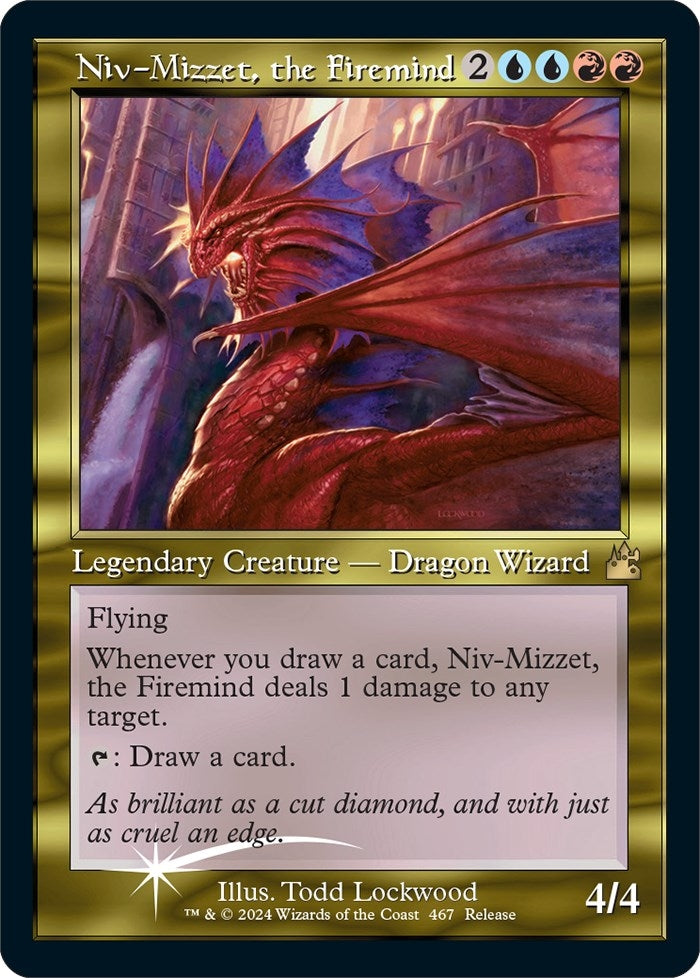 Image for Niv-Mizzet, the Firemind (Retro Frame) (467) (LARP) - Magic: The Gathering