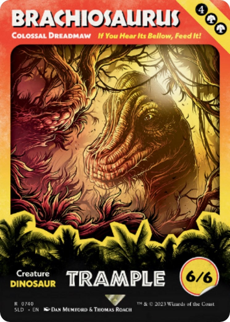 Image for Brachiosaurus - Colossal Dreadmaw (740) (SLD) - Magic: The Gathering