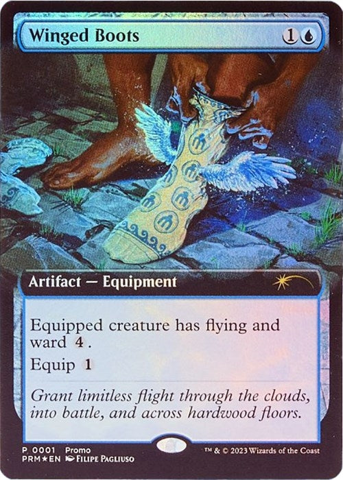 Image for Winged Boots (1) (MEDIA) - Magic: The Gathering