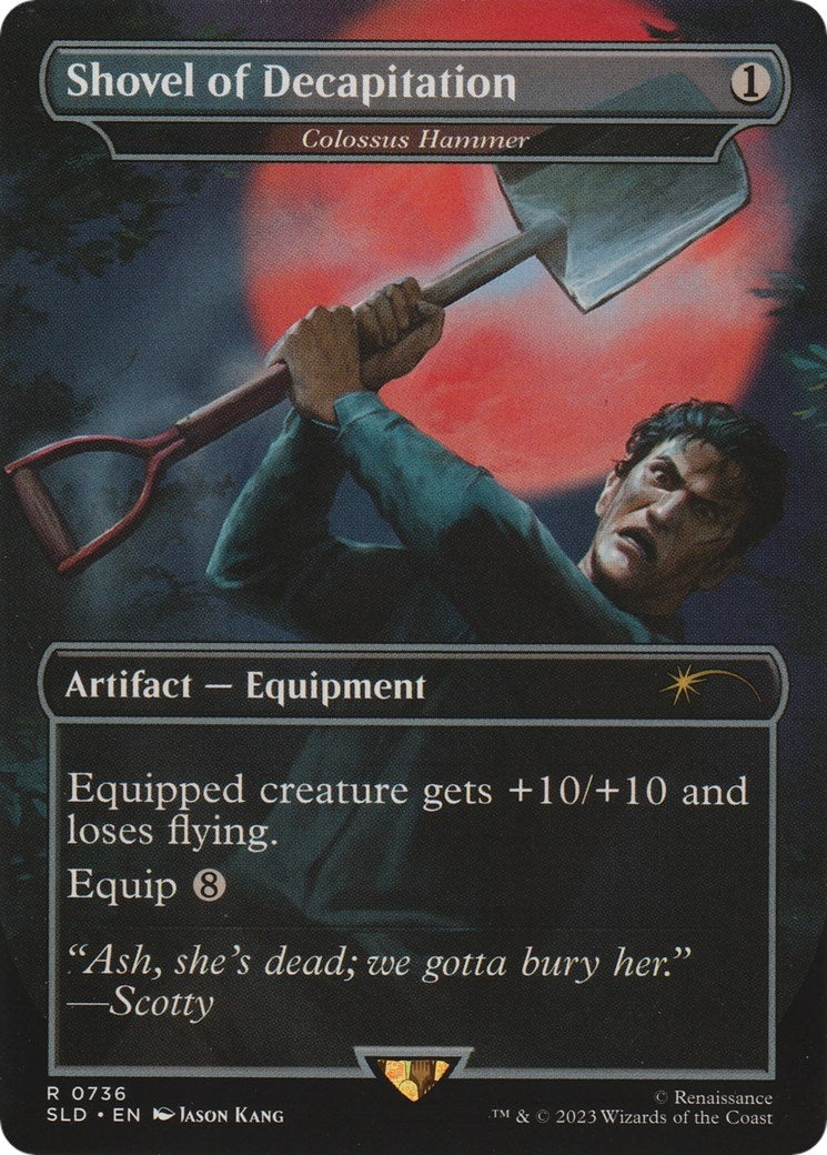 Image for Shovel of Decapitation - Colossus Hammer (736) (SLD) - Magic: The Gathering