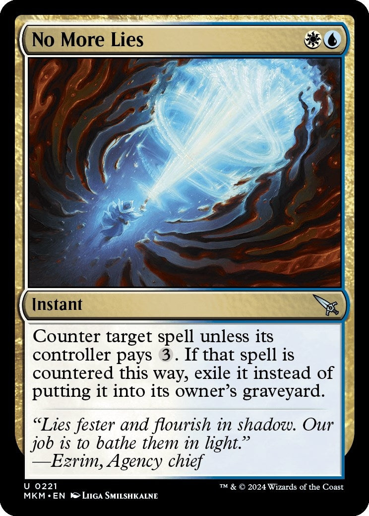 Image for No More Lies (221) (MKM) - Magic: The Gathering