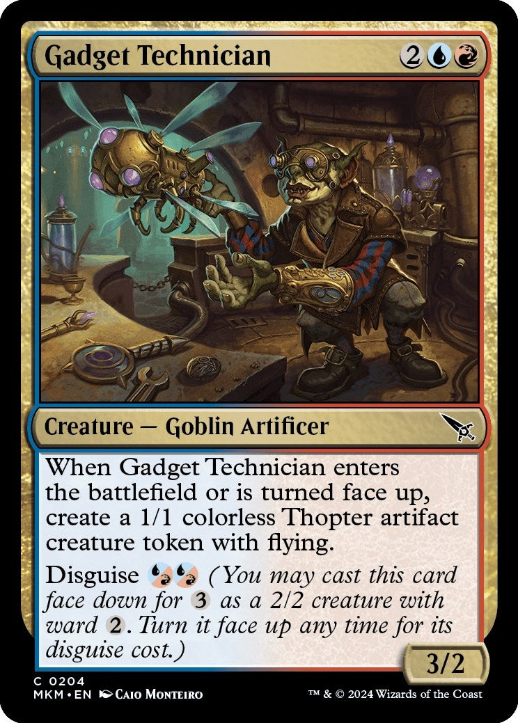 Image for Gadget Technician (204) (MKM) - Magic: The Gathering