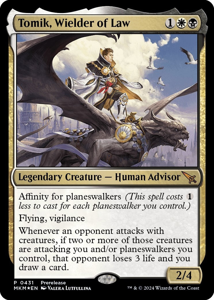 Image for Tomik, Wielder of Law (431) (PRE) - Magic: The Gathering