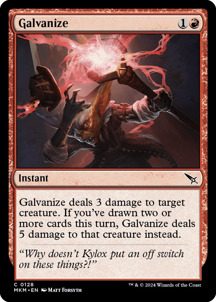 Image for Galvanize (128) (MKM) - Magic: The Gathering