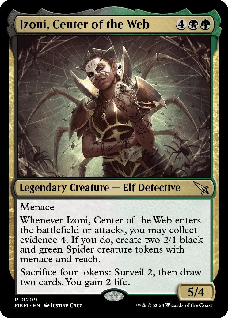 Image for Izoni, Center of the Web (209) (MKM) - Magic: The Gathering