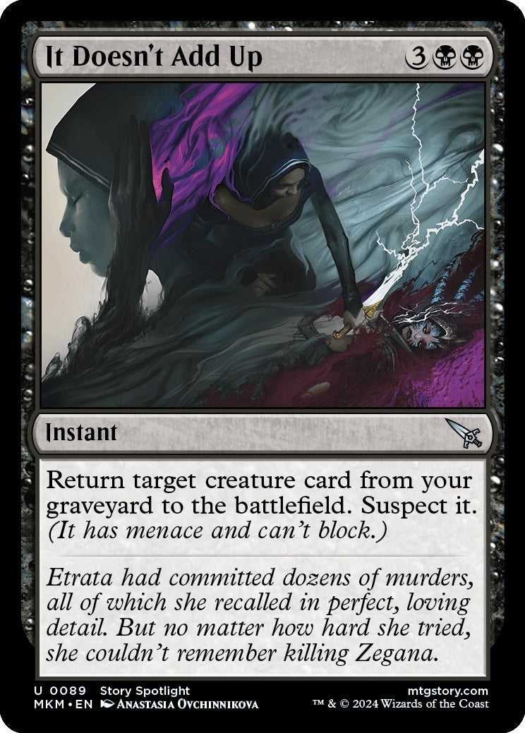 Image for It Doesn't Add Up (89) (MKM) - Magic: The Gathering