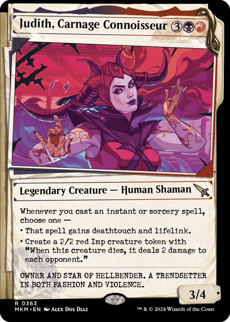 Image for Judith, Carnage Connoisseur (Showcase) (363) (MKM) - Magic: The Gathering