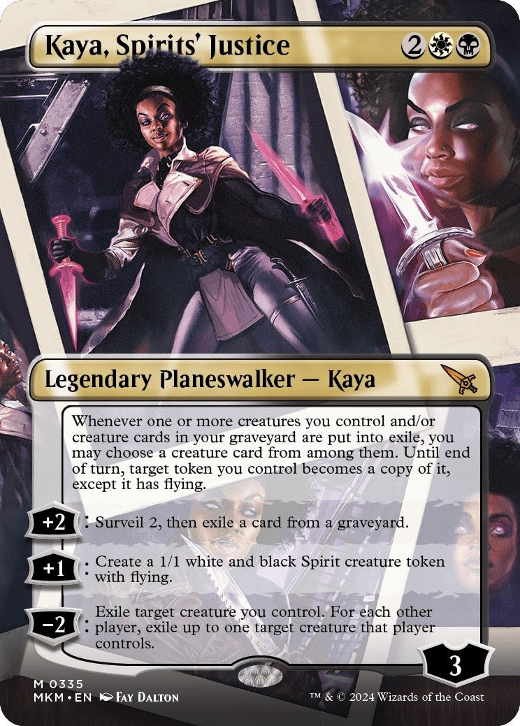 Image for Kaya, Spirits' Justice (Borderless) (335) (MKM) - Magic: The Gathering