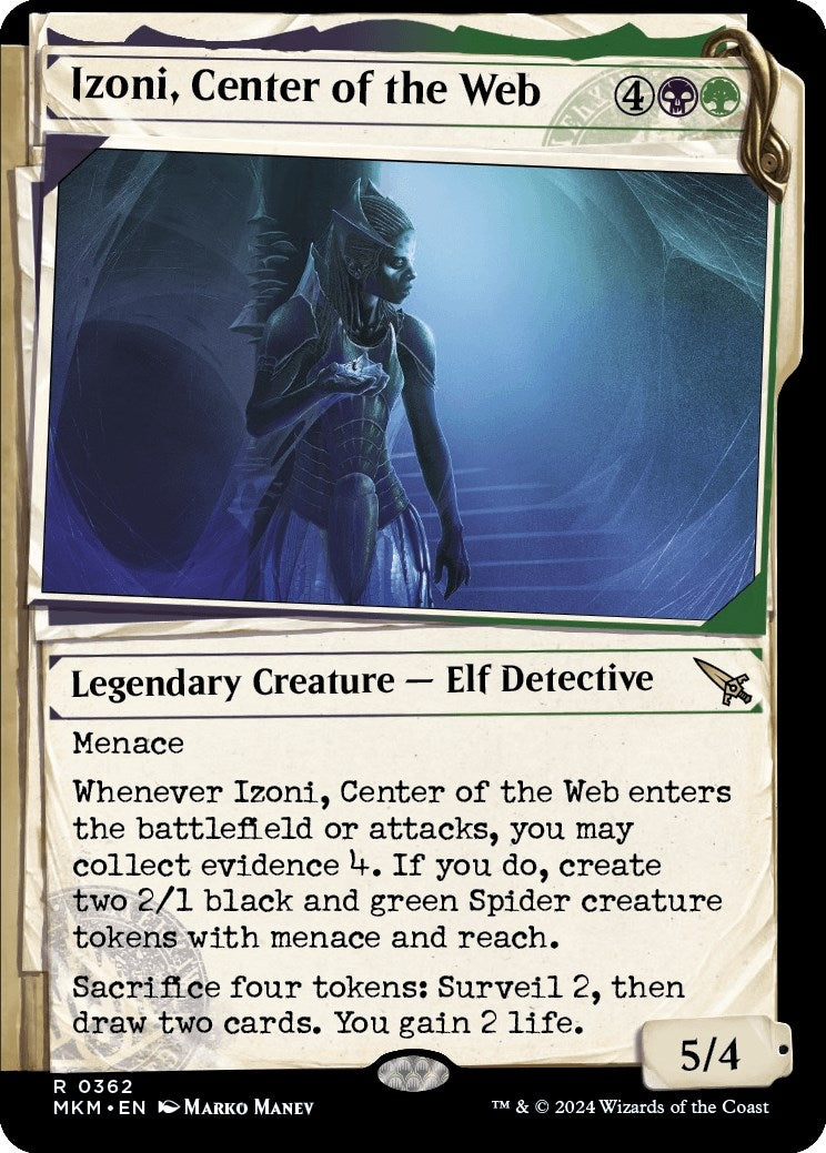 Image for Izoni, Center of the Web (Showcase) (362) (MKM) - Magic: The Gathering